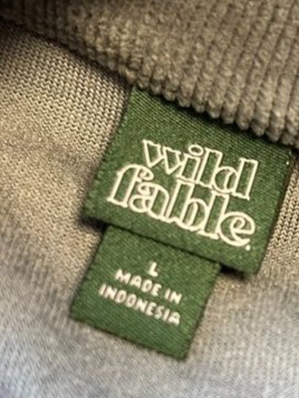 3/$20 Bundle 🌈Wild Fable Gray Velour Quarter Zip Oversized Sweatshirt L - Picture 8 of 12